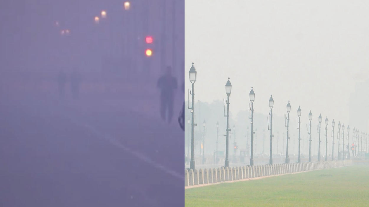 घने धुंध और गिरते तापमान से दिल्ली की वायु गुणवत्ता ‘गंभीर’ स्तर पर, एनसीआर में ग्रैप चरण-III के प्रतिबंध लागू