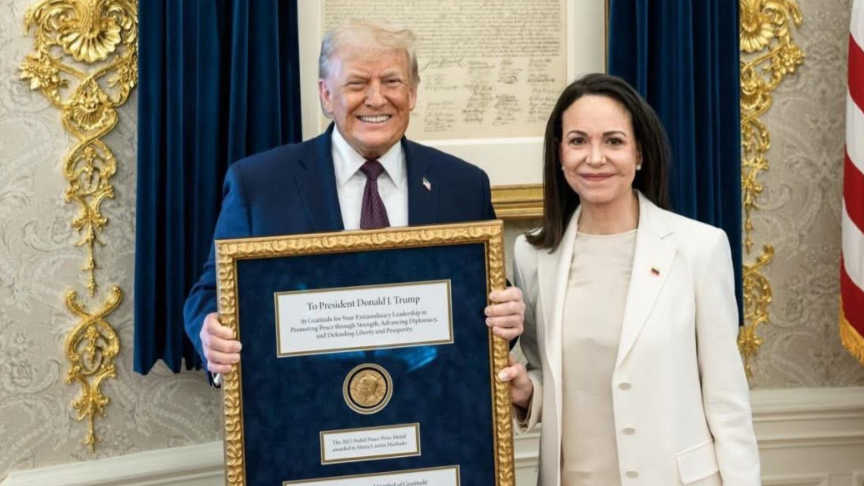 मचाडो द्वारा ट्रंप को पदक देने के बाद नोबेल समिति ने नियमों को स्पष्ट किया