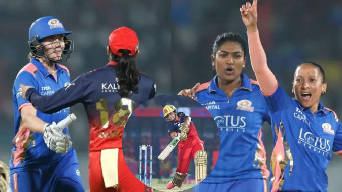 WPL 2026: स्किवर-ब्रंट के शतक की बदौलत मुंबई इंडियंस ने RCB को 15 रन से हराया WPL 2026: स्किवर-ब्रंट के शतक की बदौलत मुंबई इंडियंस ने RCB को 15 रन से हराया