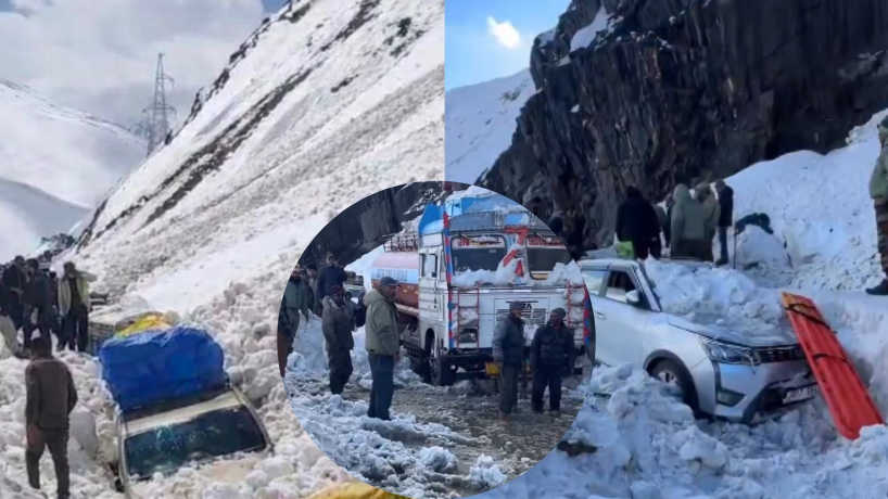 लद्दाख हाईवे पर भीषण हिमस्खलन, 7 लोगों की मौत