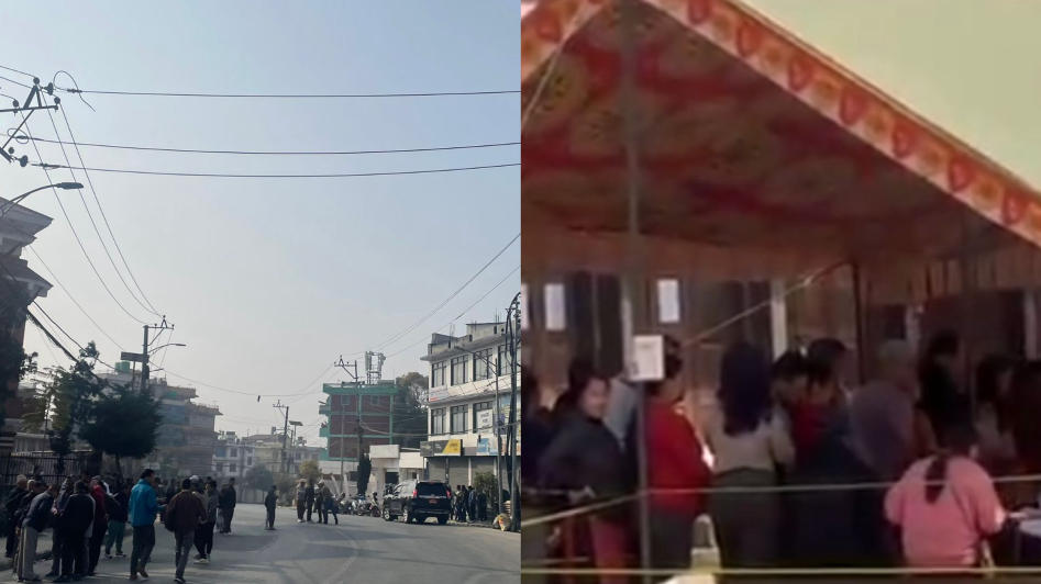 घातक विरोध प्रदर्शनों के छह महीने बाद नेपाल में नई संसद के लिए मतदान घातक विरोध प्रदर्शनों के छह महीने बाद नेपाल में नई संसद के लिए मतदान