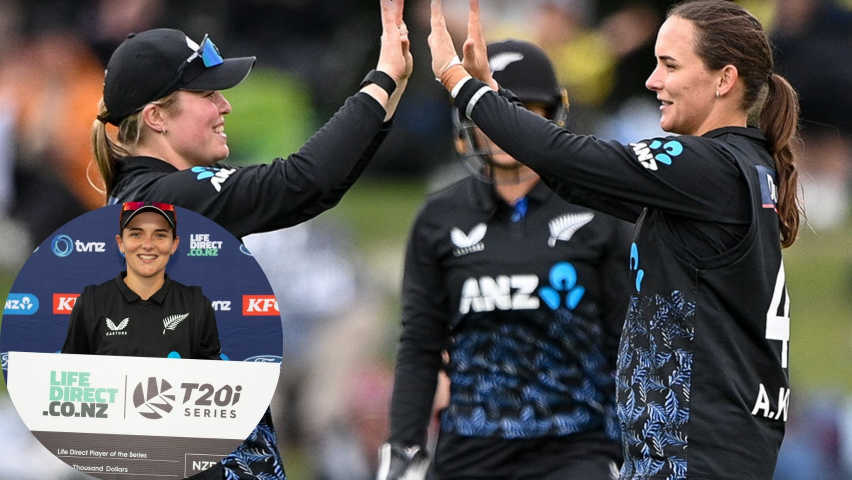 न्यूज़ीलैंड महिला टीम ने 5वें T20I में दक्षिण अफ्रीका को हराकर 4-1 से सीरीज़ जीती