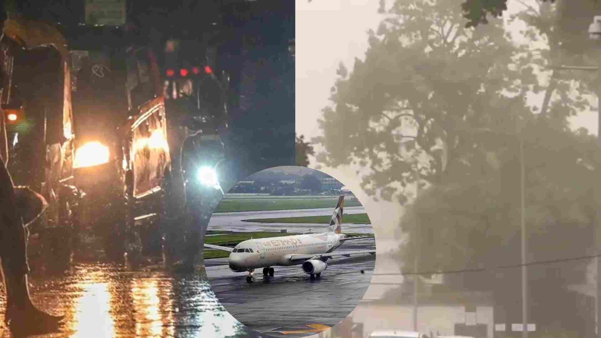 बारिश और ओलावृष्टि के बीच दिल्ली में 100 किमी/घंटा के करीब चली हवाएँ, 500 से अधिक उड़ानें प्रभावित