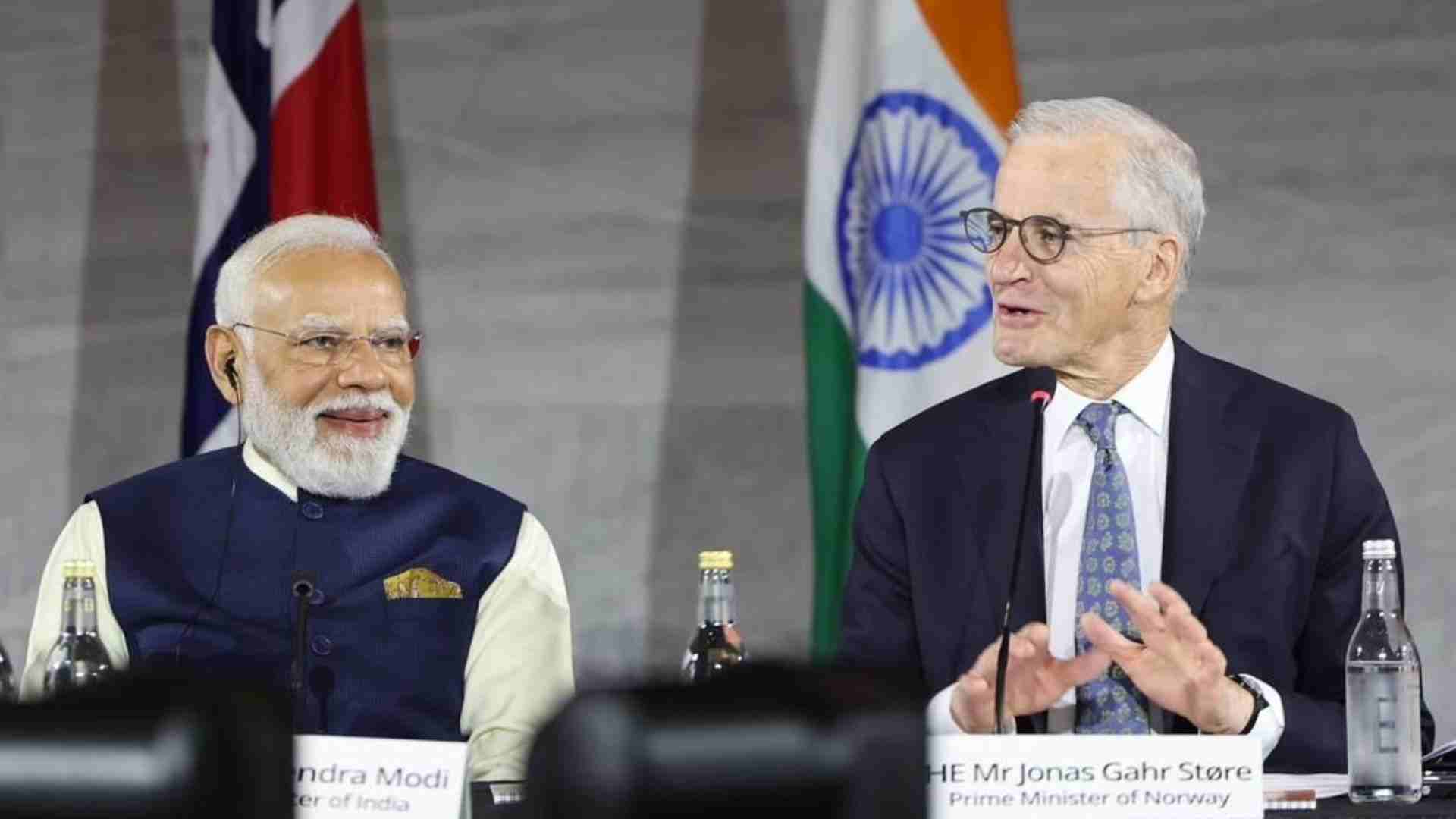 ओस्लो व्यापार शिखर सम्मेलन के दौरान मोदी ने नॉर्वे से अधिक निवेश का आह्वान किया
