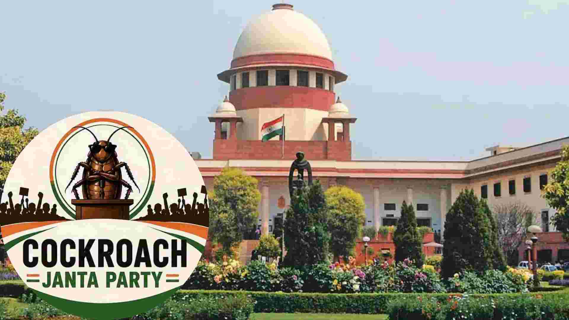 कॉकरोच जनता पार्टी से जुड़ी याचिकाओं पर सुप्रीम कोर्ट ने तत्काल सुनवाई से इन्कार किया