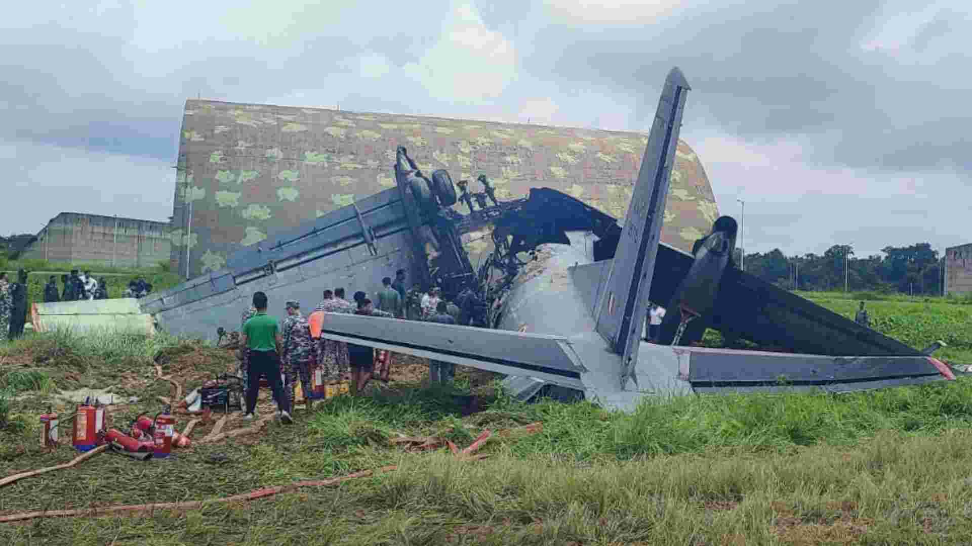 असम के जोरहाट एयर बेस पर AN-32 विमान हादसे में 5 IAF कर्मियों की मौत