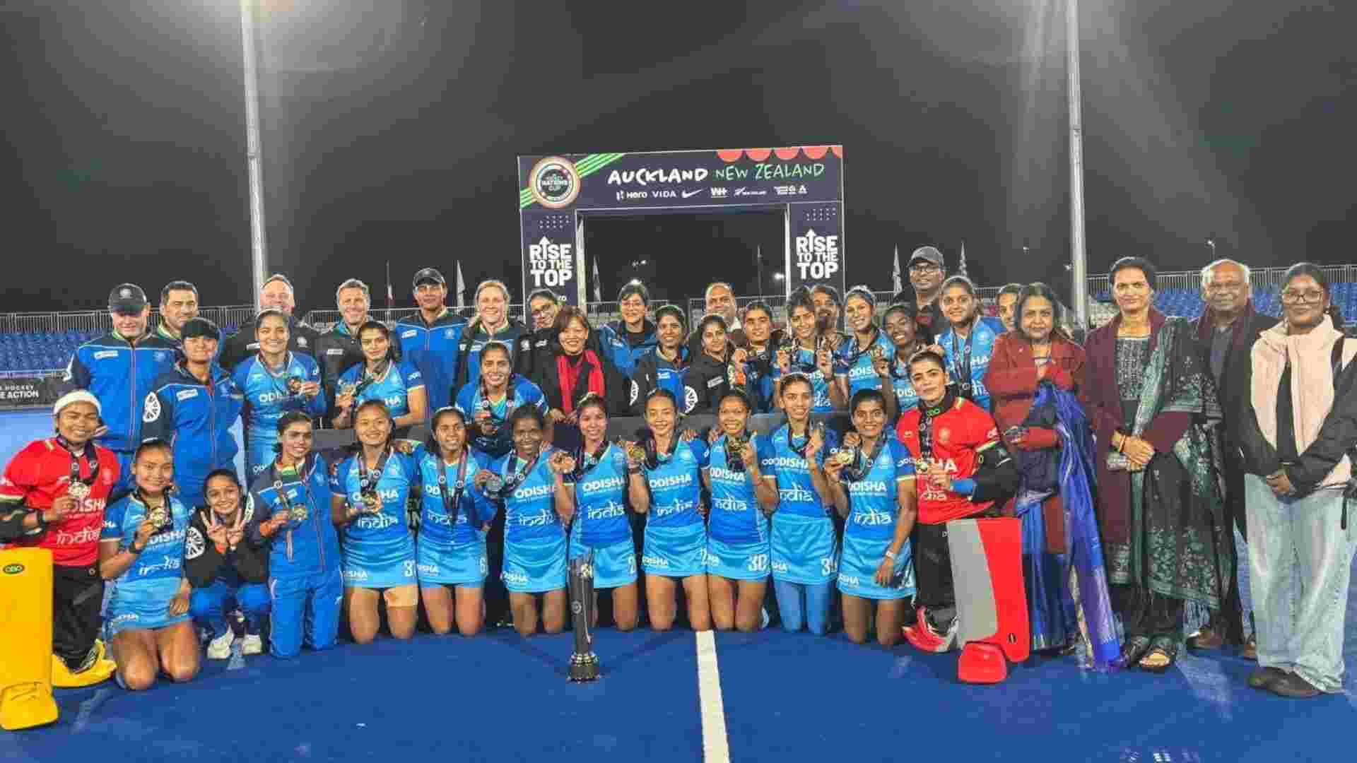 भारतीय महिला टीम ने न्यूजीलैंड को हराकर FIH नेशंस कप का खिताब जीता