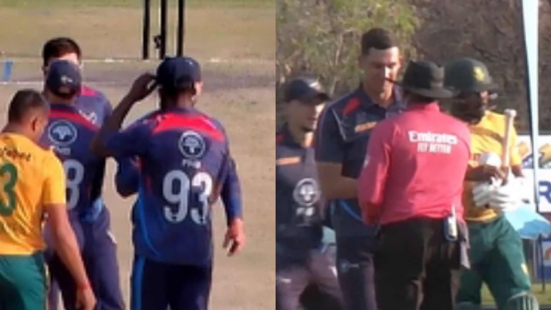 T20I ट्राई-सीरीज के पहले मुकाबले में नामीबिया ने दक्षिण अफ्रीका को चौंकाया
